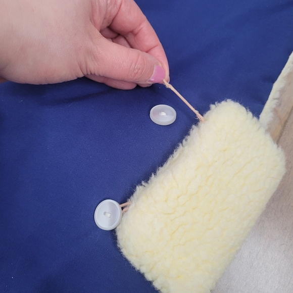 Vintage Holt Renfrew sherpa lined baby sleeping bag - Picture 13 of 13